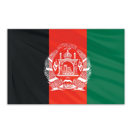 Afghanistan Indoor Nylon Flag 2'x3'